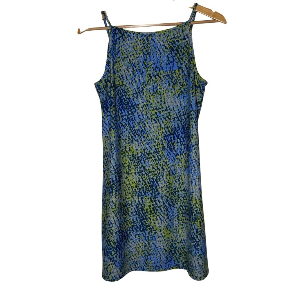 Jude Connally Dress Women Small Green Blue Sleeveless Coquette Party Catalina